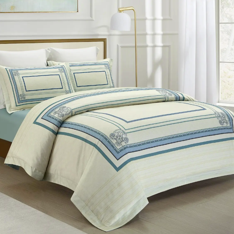 Cotton Printed Bed Set - Grand Oxley - Super King