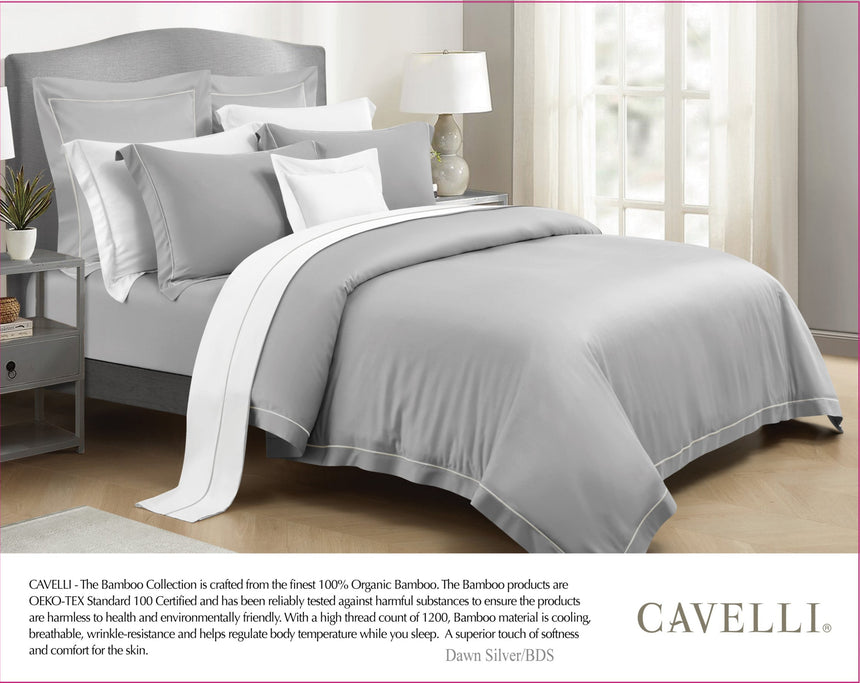 The Bamboo - Bed Set - Silver - Super Single